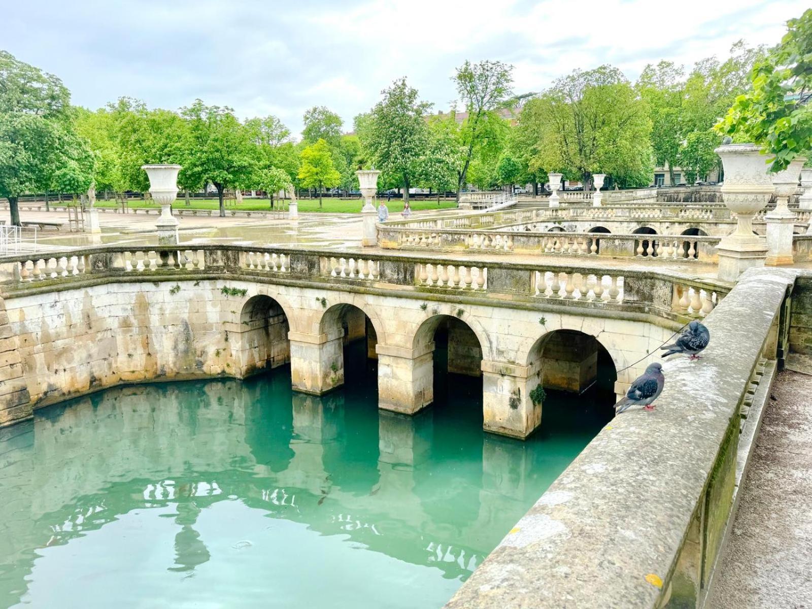 Au Coeur Du Centre Historique - Immeuble Classe - Terrasse - Climatise Nîmes Buitenkant foto